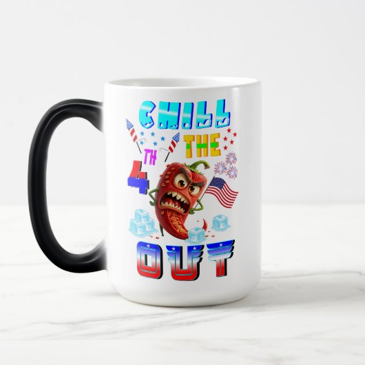 Mug Magique Refroidir le 4 juillet (Gauche)