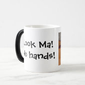 Mug Magique Regarde maman ! Pas de mains ! muqueuse de console (Devant gauche)