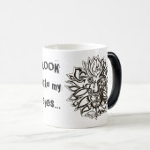 Mug Magique REGARDEZ dans mes yeux (Devant droit)