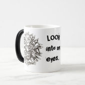 Mug Magique REGARDEZ dans mes yeux (Devant gauche)
