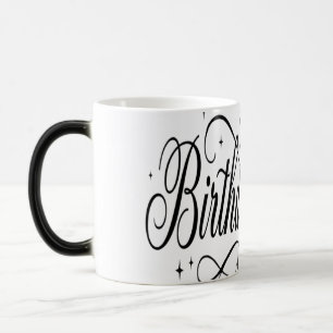 Mug Magique Reine d'anniversaire personnalisée pour un groupe