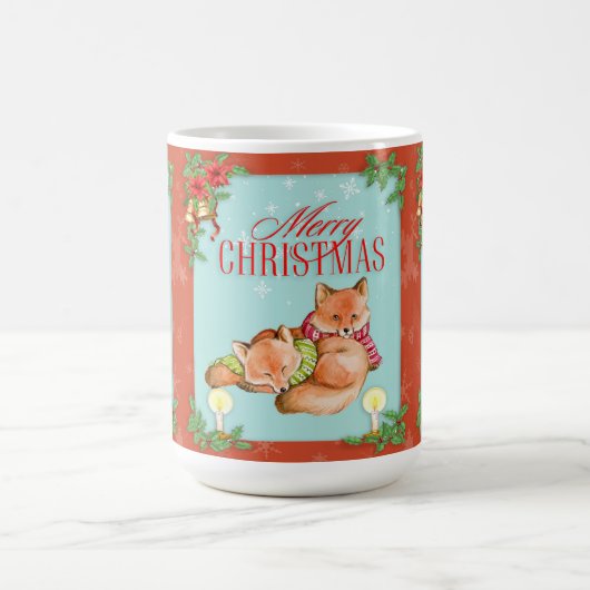 Mug Magique Renard de Noël (Centre)