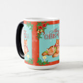 Mug Magique Renard de Noël (Devant gauche)