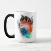 Mug Magique Renard éclaboussé (Gauche)