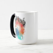 Mug Magique Renard éclaboussé (Devant gauche)