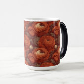 Mug Magique Renoncule Florale Classique Diplômé (Devant droit)