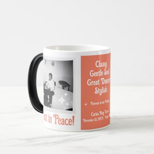 Mug Magique Repose en paix pour toujours dans nos coeurs Repos (Devant gauche)