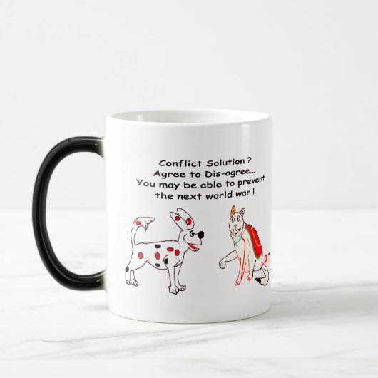 Mug Magique Résolution Des Conflits - Accepter D'Accepter (Gauche)