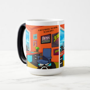 Mug Magique Respect humoristique : Célébrer l'Humour du patron