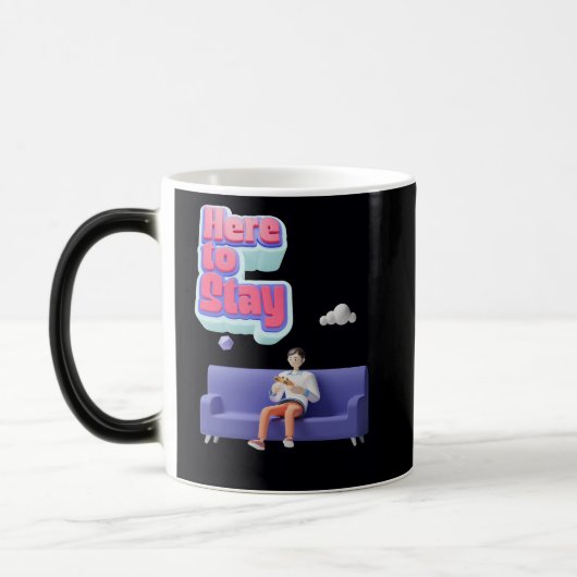 MUG MAGIQUE RESTE ICI (Gauche)