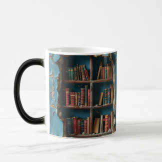 Mug Magique Retro Booksauxiliaire Design Mug, Unique Artistic 