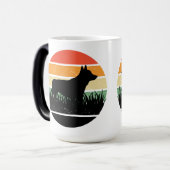 Mug Magique Retro Corgi Sunset (Devant gauche)