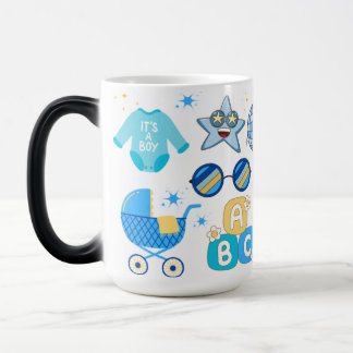 Mug Magique Retro Genre Reveal C'est un garçon