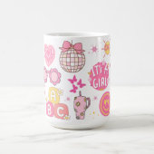 Mug Magique Retro Genre Reveal C'est une fille (Centre)