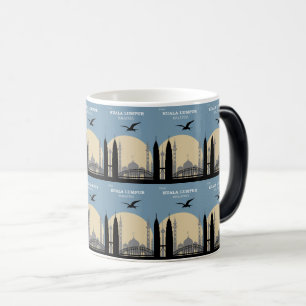 Mug Magique Retro Kuala Lumpur Voyage : City Skyline