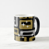 Mug Magique Retro Mid-Century Moderne Abstrait (Devant droit)