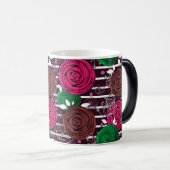 Mug Magique Rétro, rustique, folk (Devant droit)