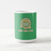 Mug Magique Retro St. Patrick's Day Good Vibes & Luck Smiley  (Centre)