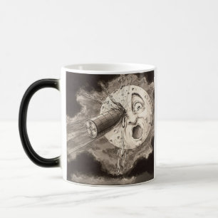 Mug Magique Retro vintage "Un Voyage Sur La Lune"