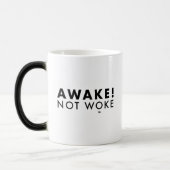 Mug Magique Réveillez-vous ! Boug de morphage LOGO Not Woke™ (Gauche)