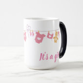 Mug Magique Révéler le genre C'est une fille (Devant droit)