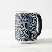 Mug Magique Rituel Chamanique Peyote Mola (Devant droit)