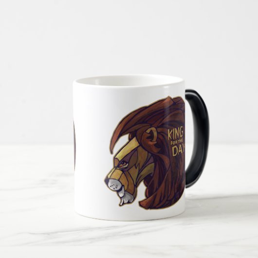 Mug Magique Roi pour le jour (Devant droit)