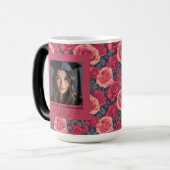Mug Magique Rose Colorée Imprimée Diplômé (Devant gauche)