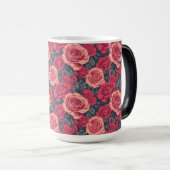 Mug Magique Rose Colorée Imprimée Diplômé (Devant droit)