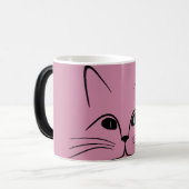 Mug Magique Rose de nez de chaton (Devant gauche)