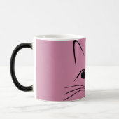 Mug Magique Rose de nez de chaton (Gauche)