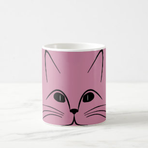 Mug Magique Rose de nez de chaton