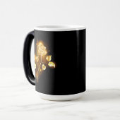 Mug Magique Rose d'or ( rose d'or ) (Devant gauche)