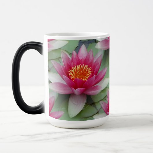 Mug Magique Rose Lotus Water Lily (Gauche)