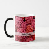 Mug Magique Roses à fleurs roses (Gauche)