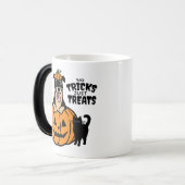Mug Magique Rottweiler Halloween Pas de bons mots juste traite (Devant gauche)