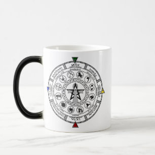 Mug Magique Roue des runes de Sabbats de zodiaque d'année