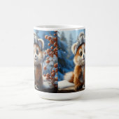 Mug Magique Rufus - Un adorable panda rouge (Centre)