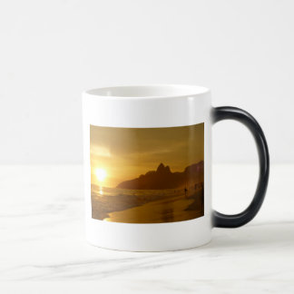 Mug Magique Sable tropical d'amour de paix de l'eau d'océan de