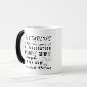 Mug Magique Sagittarius Citations Motivationnelles Signe Zodia (Devant gauche)
