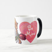 Mug Magique Saint-Bernard à la Saint-Valentin (Devant droit)