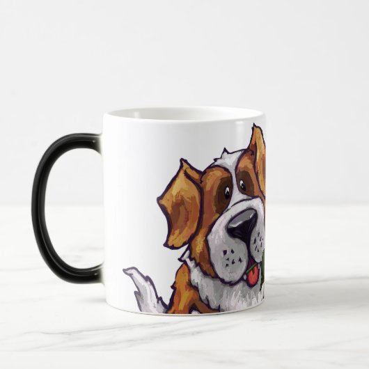 Mug Magique Saint-Bernard à la Saint-Valentin (Gauche)
