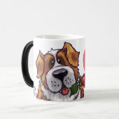 Mug Magique Saint-Bernard Valentin (Devant gauche)