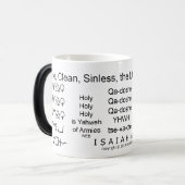 Mug Magique Saint saint saint est le SEIGNEUR (Devant gauche)