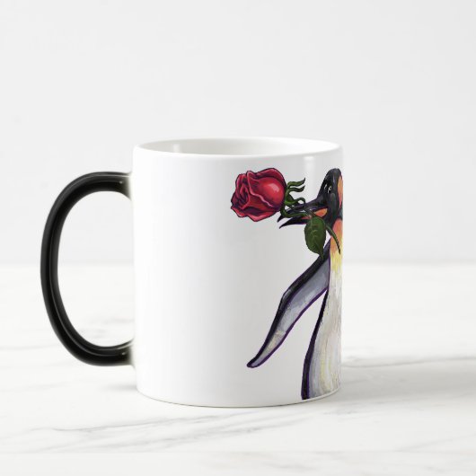 Mug Magique Saint-Valentin Penguin (Gauche)