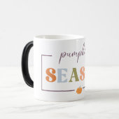 Mug Magique saison citrouille (Devant gauche)