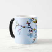 Mug Magique Sakura - Fleur de cerisier japonaise (Devant gauche)