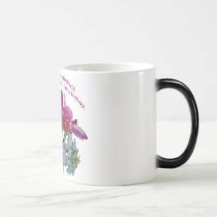 Mug Magique Salutation d'anniversaire pour les femmes sur le M