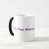 Mug Magique Sans confiance, aucune raison de continuer la typo (Devant gauche)
