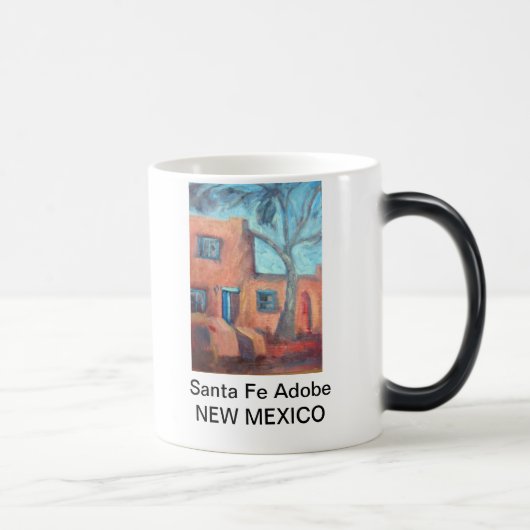 Mug Magique Santa Fe Adobe, Nouveau Mexique (Droite)